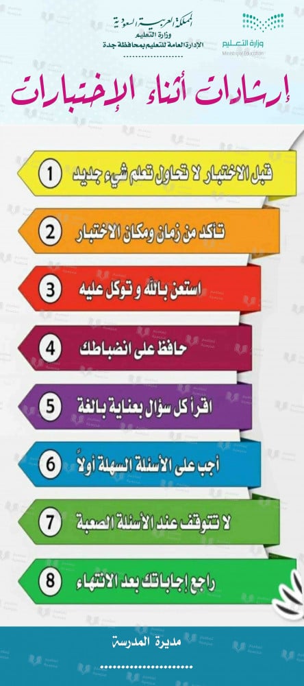 تصميم إرشادات أثناء الاختبارات