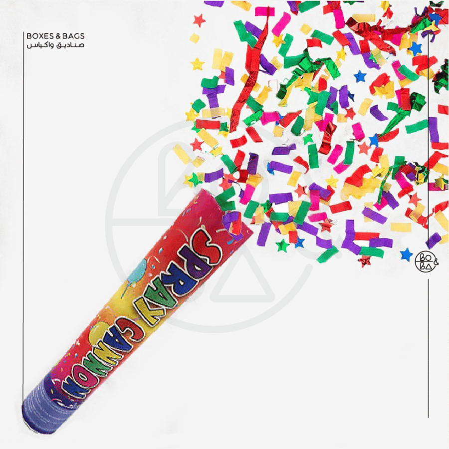 مدفع ورق ملون | Paper Cannon