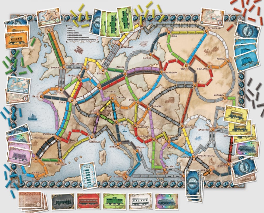 Ticket To Ride: Europe - سكة سفر (نسخة عربية)