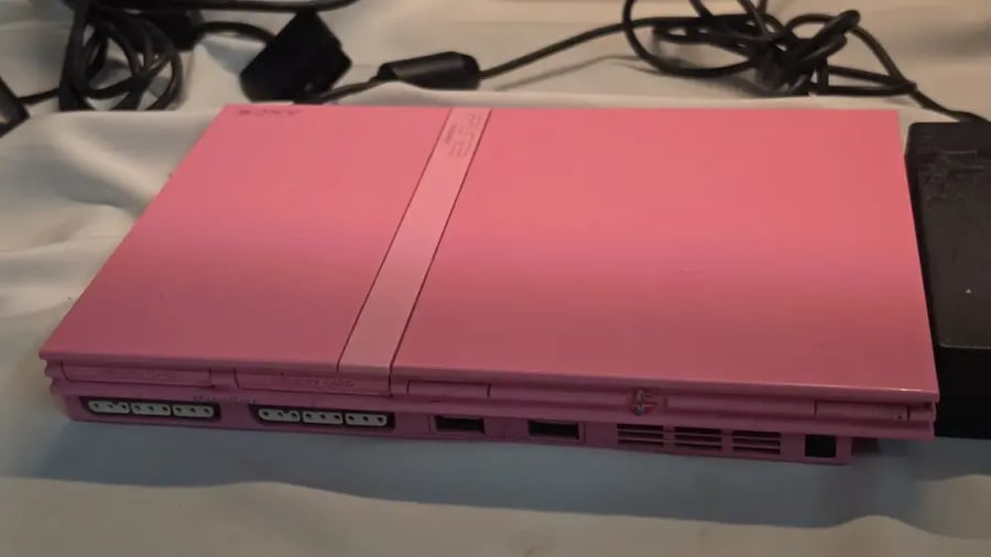 بلايستيشن 2 سليم – لون وردي | PS2 Slim Pink