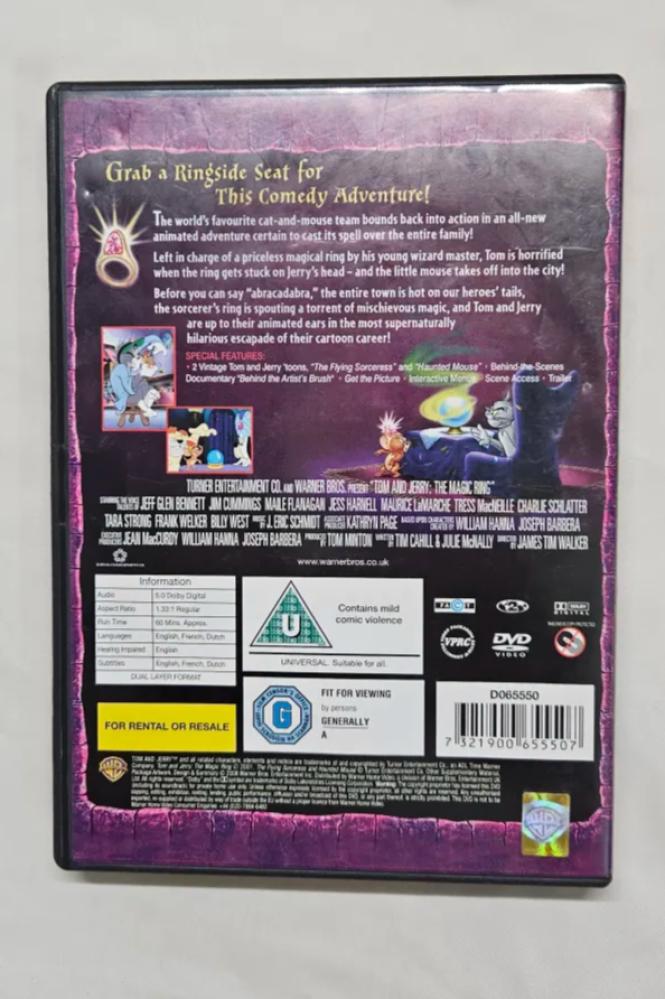 dvd tom and jerry the magic ring