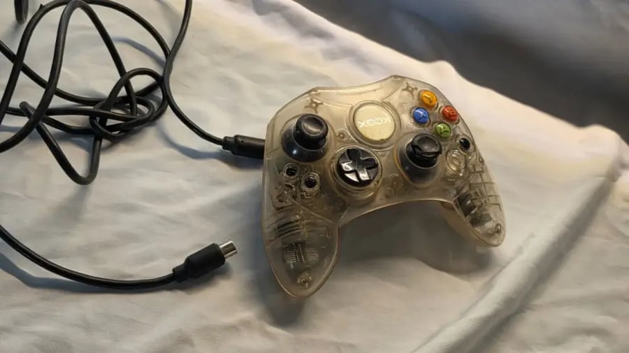 يد Xbox Original — White Crystal يد كرستال
