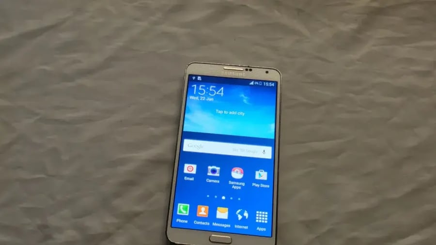 Samsung Galaxy Note 3 — أبيض نظيف جدا