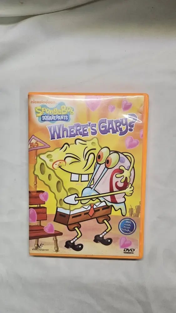 dvd SpongeBob where's Garry ناطق بالعربي !