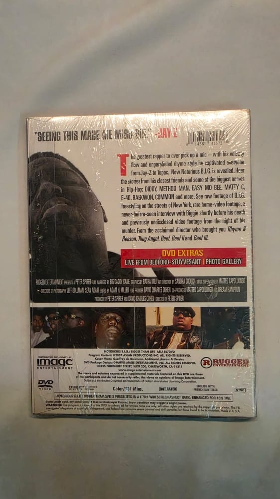 فلم Notorious B.I.G.: Bigger Than Life DVD جديد !