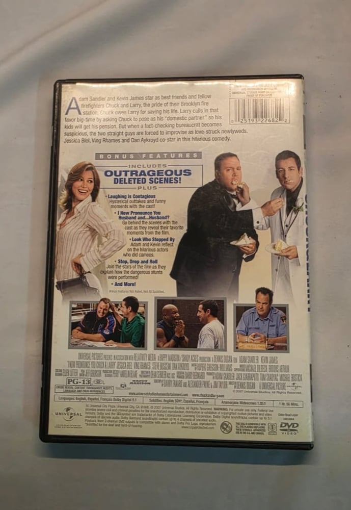 فلم I Now Pronounce You Chuck and Larry DVD