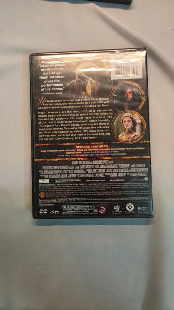 فلم The Fountain DVD جديد!