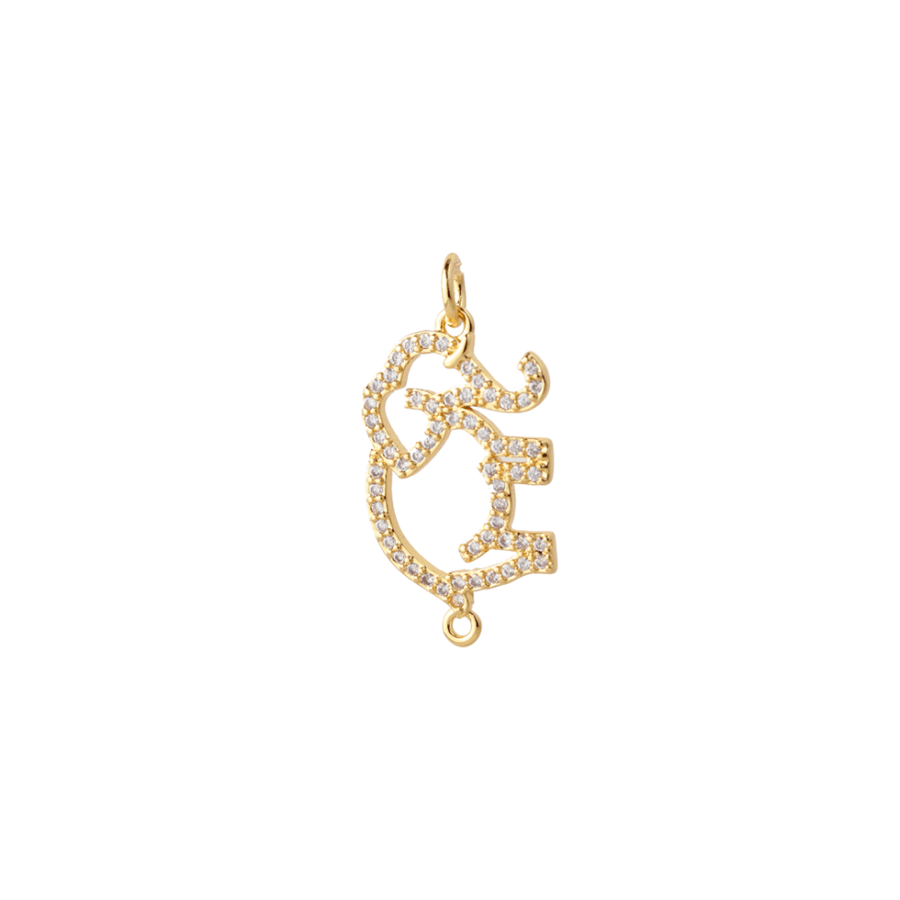 Gold-plated pendant