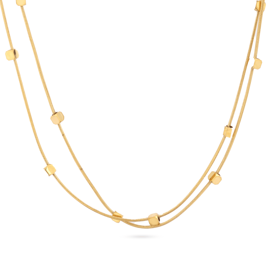 Gold-plated necklace