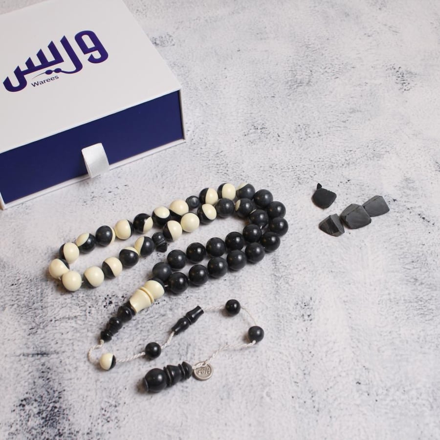 سبحة بلياردو ألماني قديم رمادي
