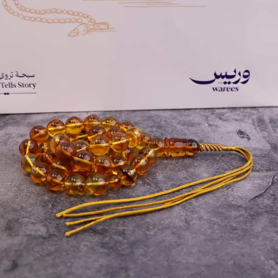 سبحة كهرمان حشري من النوادر
