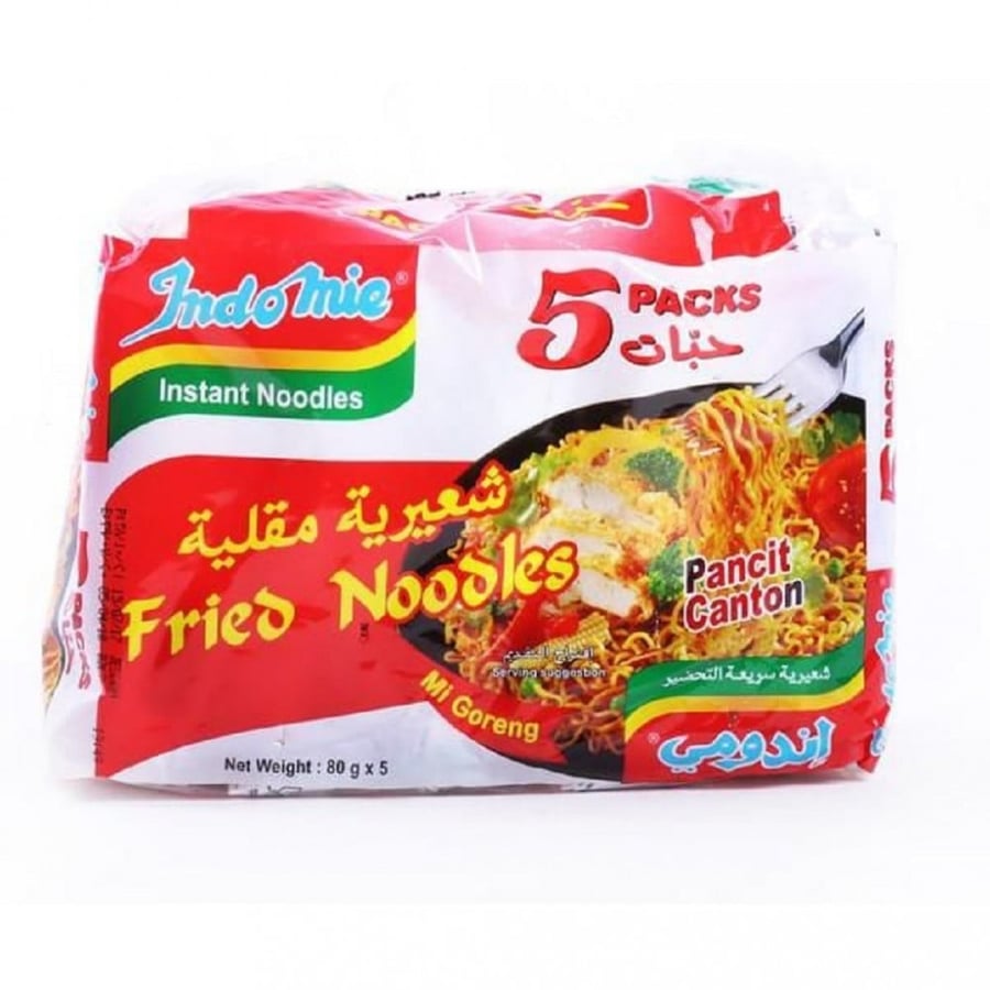 اندومي شعيرية مقلية عدد 5 حبات