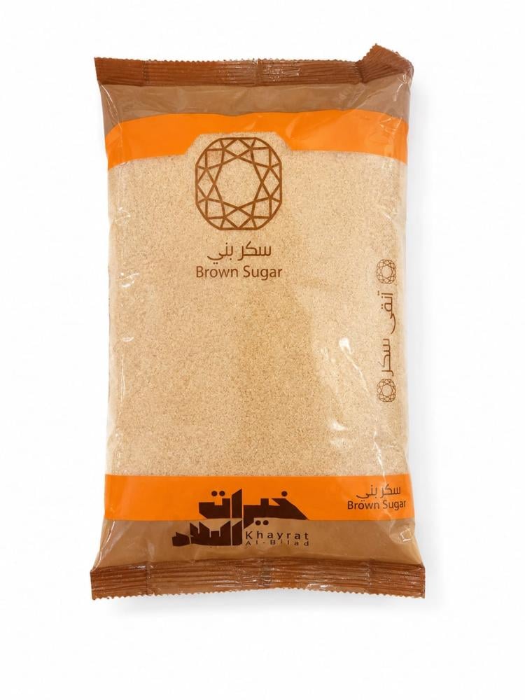 سكر بني نقي من خيرات البلاد - 1 كجم | مثالي لتحلية قهوتك وشايك