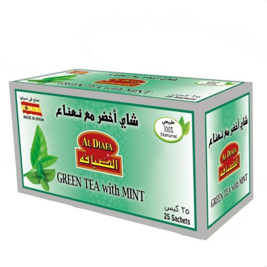 Green hospitality tea with mint - 25 bags