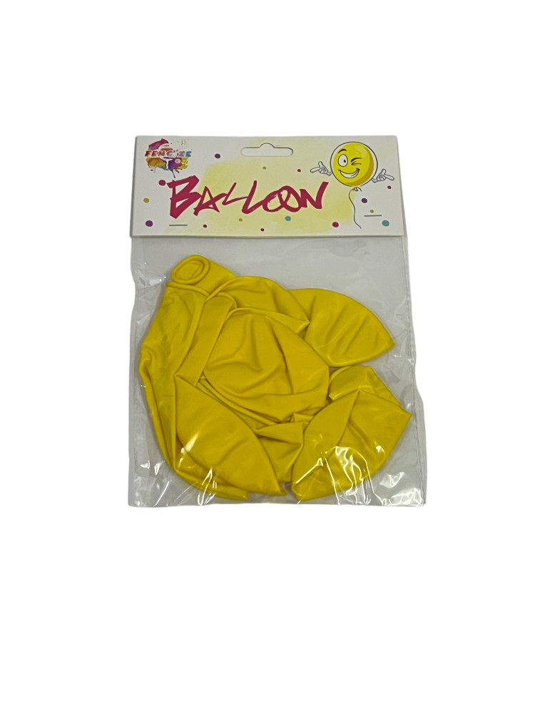Yellow balloons / 8 pieces