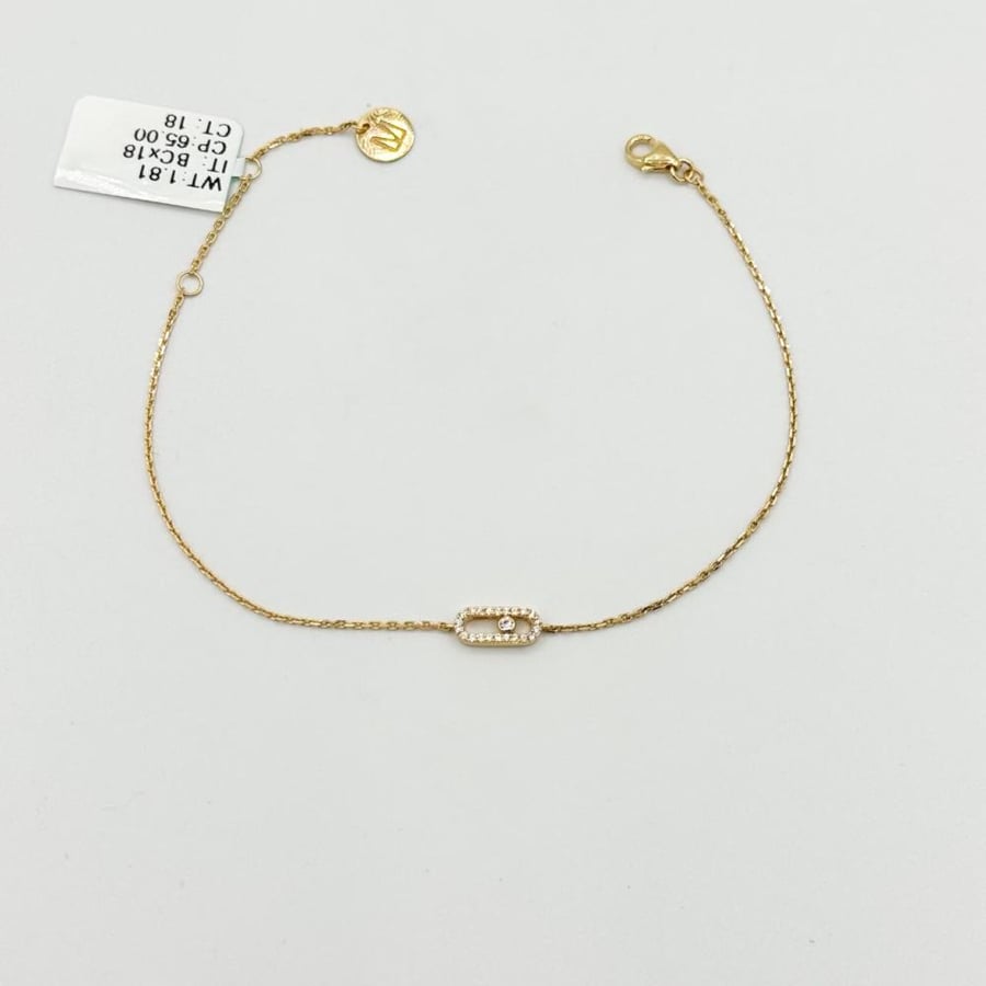 (226.BC)اسوارة انسيال عيار 18