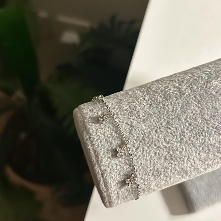 اسواره ورد كرستال فضي