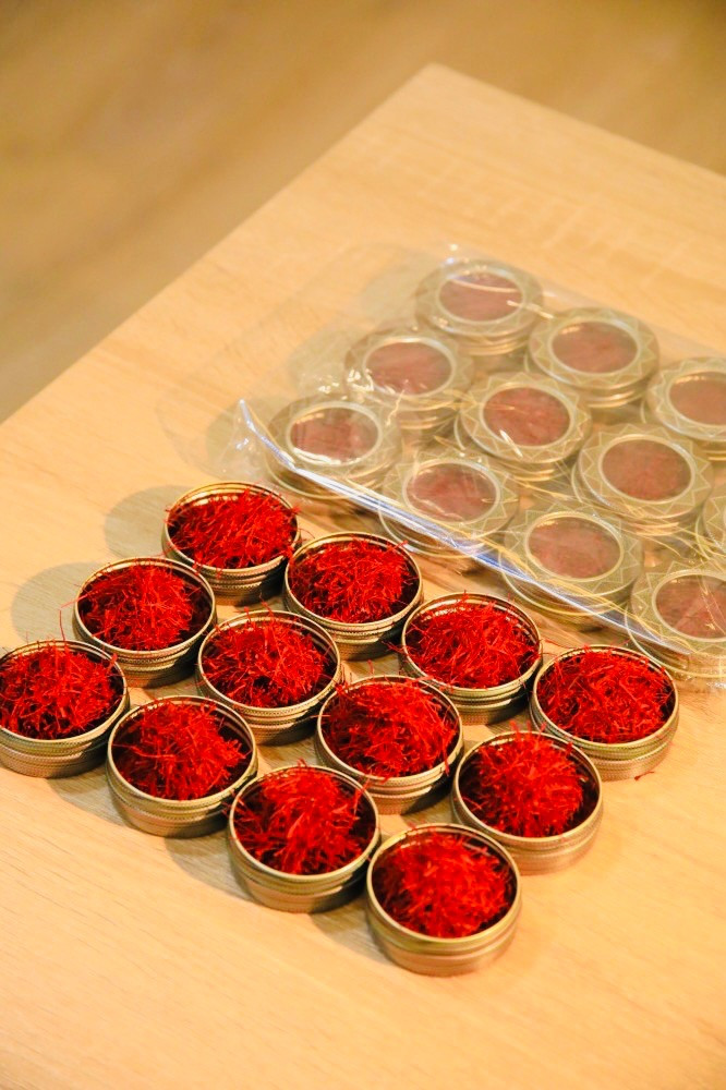 A dozen of super high-quality saffron