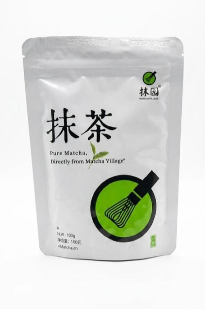 ماتشا بـ Matcha Village - بودرة ماتشا خضراء نقية، 100 جم