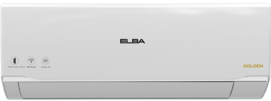 مكيف سبليت 18000 وحدة واي فاي، ريش ذهبية، حار بارد البا رمز المنتج: ELBA-18HRB24