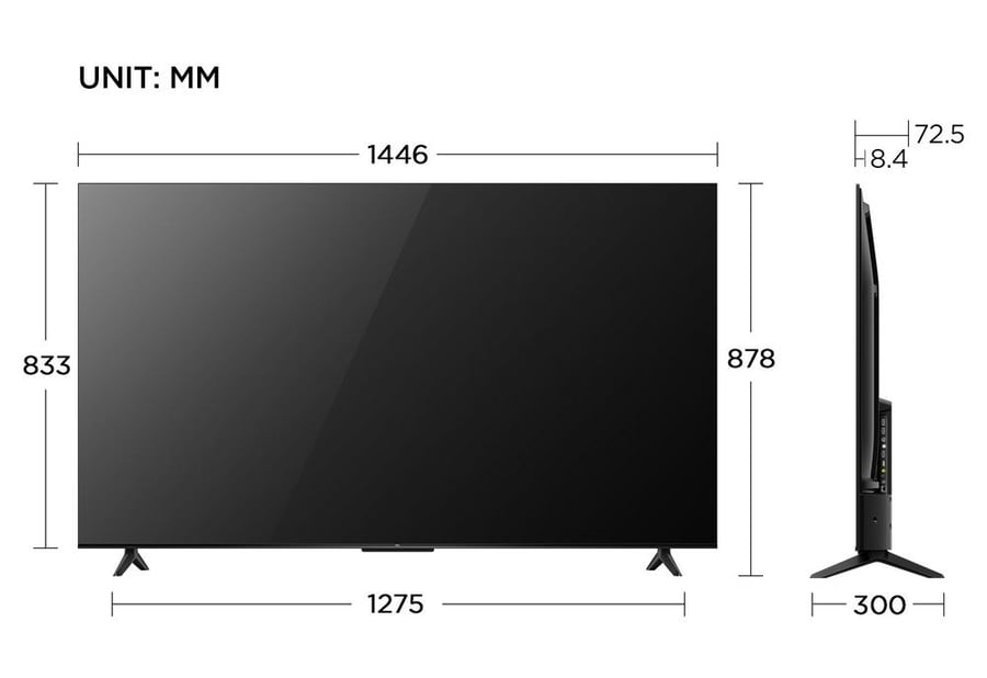 شاشة سمارت تى سى ال 65 بوصة 4k -GOO 65P69BGLE TV