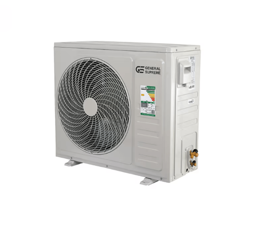 · GSINV30C  جنرال سوبريم مكيف هواء سبليت دايموند بلو, سعة تبريد حقيقية 27,400 وحدة, ريش ذهبية, تنظيف ذاتي, خاصية الاستشعار, توزيع الهواء في أربع اتجاهات. انفيرتر
