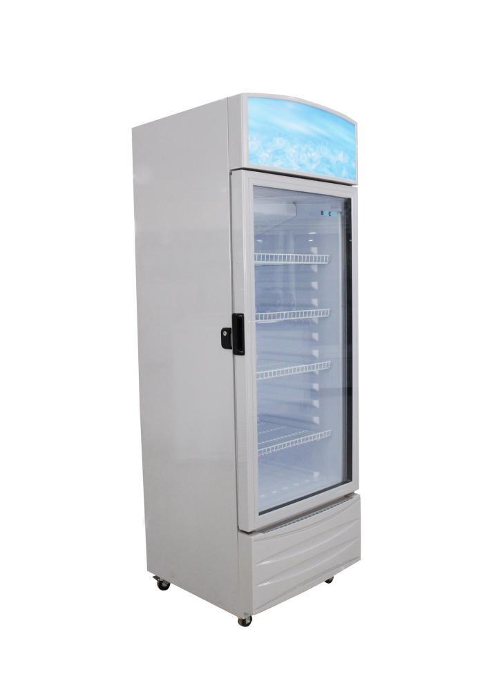 ثلاجة عرض بان كول باب واحد زجاجXLS-350W