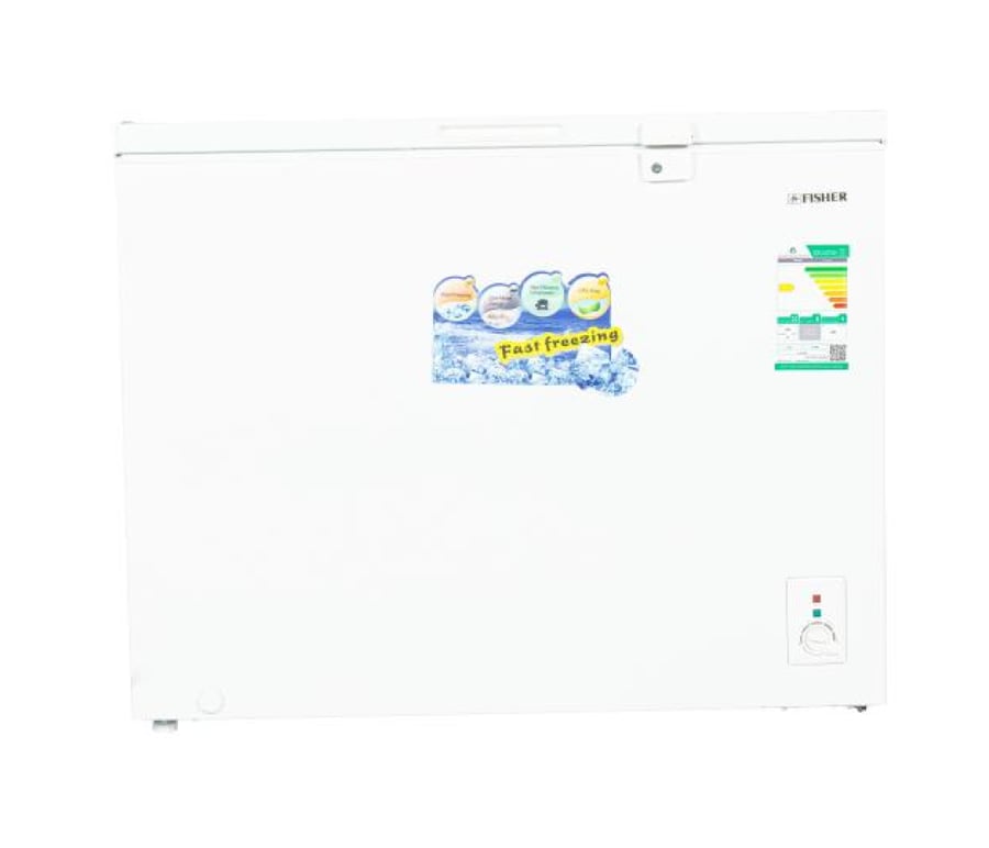 فريزر فيشر مسطح 254 لتر 9 قدم - أبيض -FCF-260ML