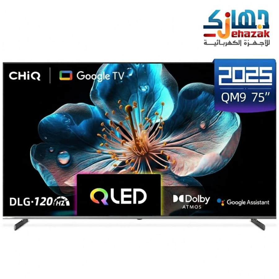 شاشة سمارت تشيك 75 بوصة اوامر صوتية 4K -GOOGLE TV-QLED كود الموديل: U75QM9S