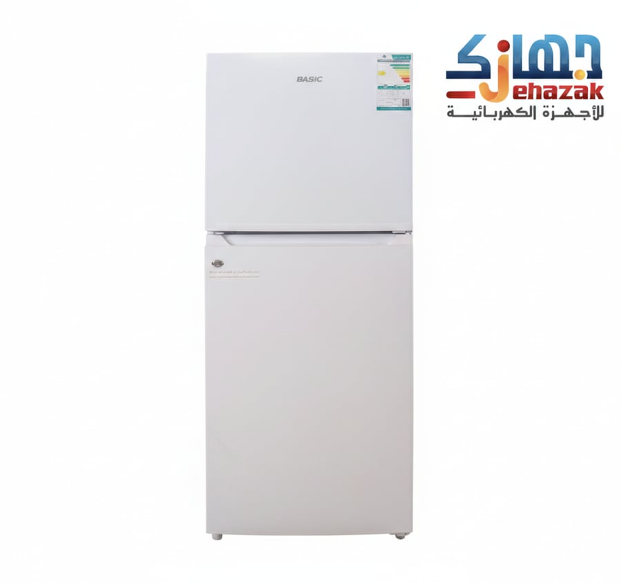 ثلاجه بيسك بابين ابيض 10.2 قدم بخار BRD-HM380DW