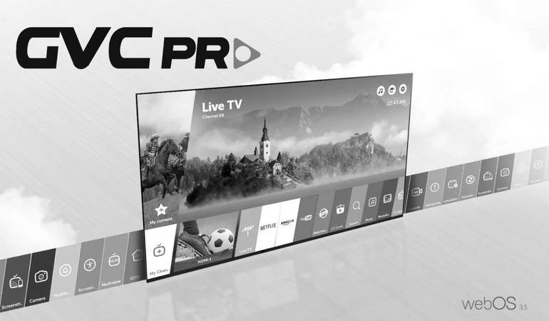 شاشة جي في سي برو 4K,WebOs سمارت 50بوصة, 50GW6100
