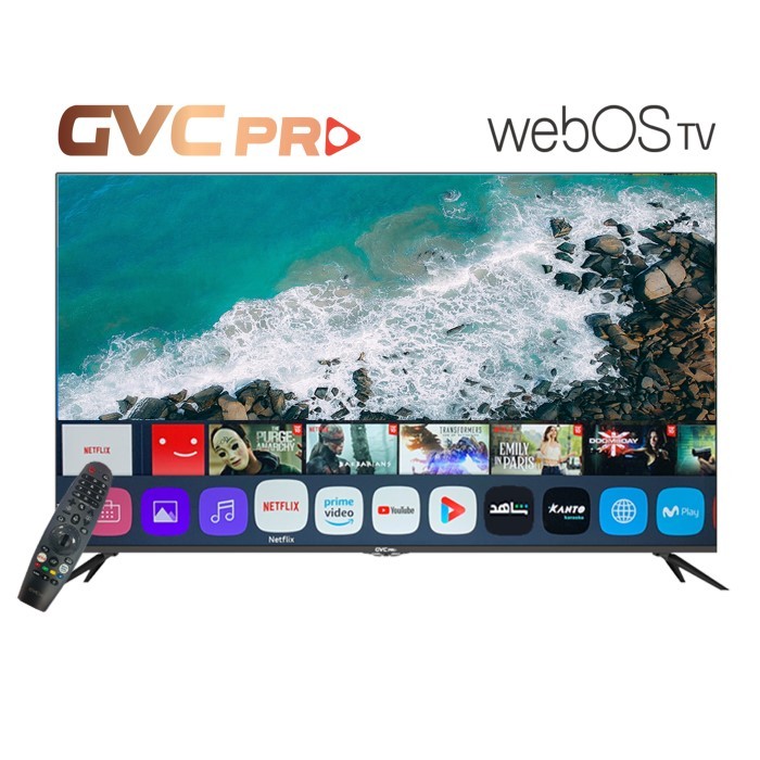 شاشة جي في سي برو 4K,WebOs سمارت 50بوصة, 50GW6100