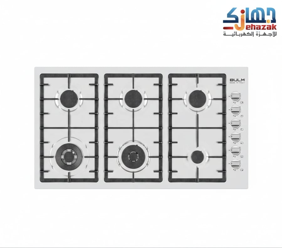 سطح بلت ان غاز إيطالي 90 سم بلم رمز المنتج: B90-645X