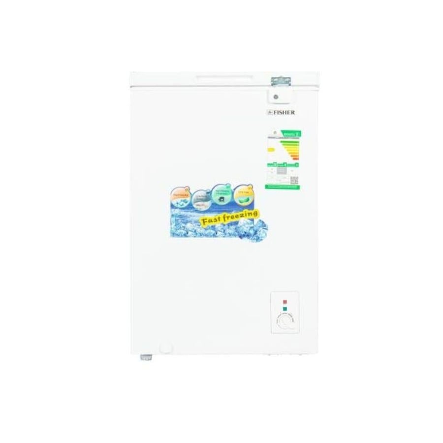 فيشر فريزر افقي, مقاس 3.5 قدم (,99 لتر),ابيض,FCF-100ML