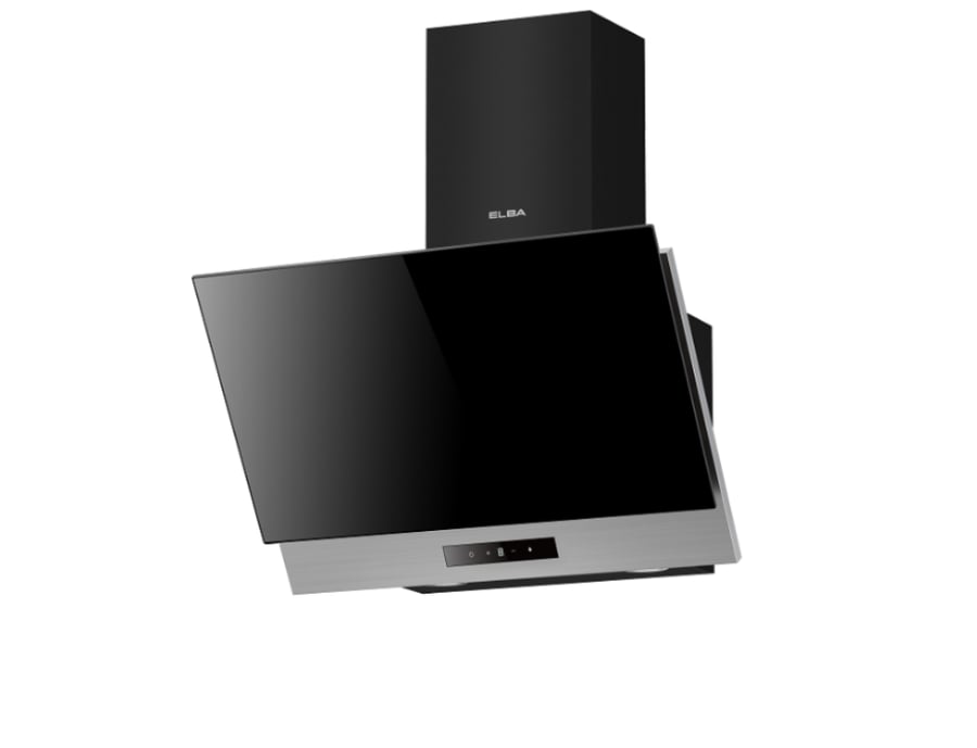 شفاط جداري 60 سم، قوة شفط 1200 م³/ساعة البا رمز المنتج: MODERN BLACK 60-1200