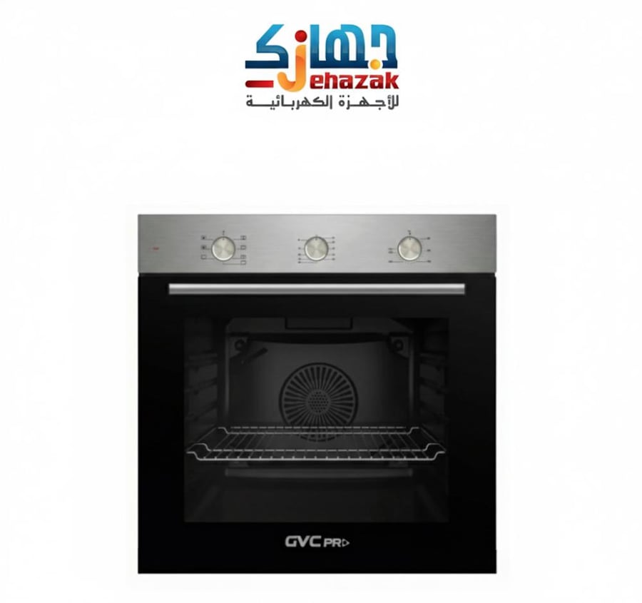 فرن كهربائي GVC PRO جي في سي برو 60*60 سم بلت ان 4 وظائف