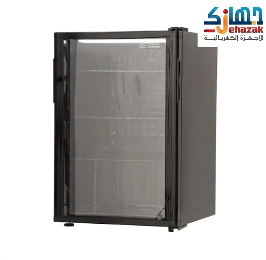 جنرال سوبريم , ثلاجة عرض باب واحد زجاجي ,72 لتر ,اسود ,GS-128