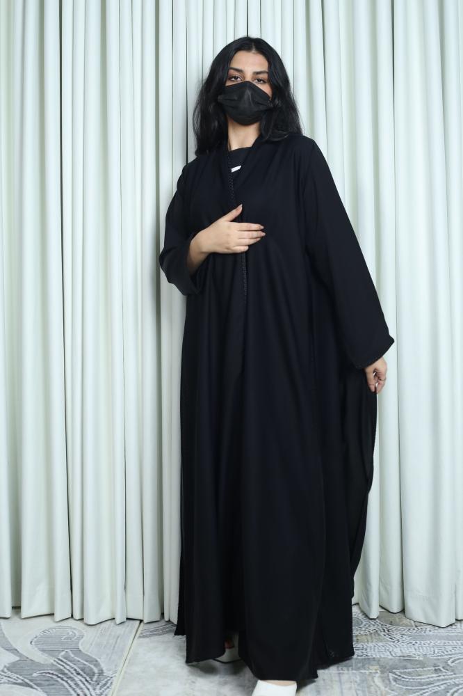عباية فراشة تطريز