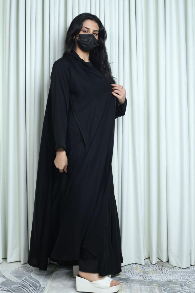 عباية فراشة تطريز