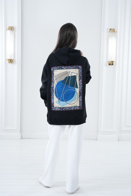 Oversized Black Hoodie