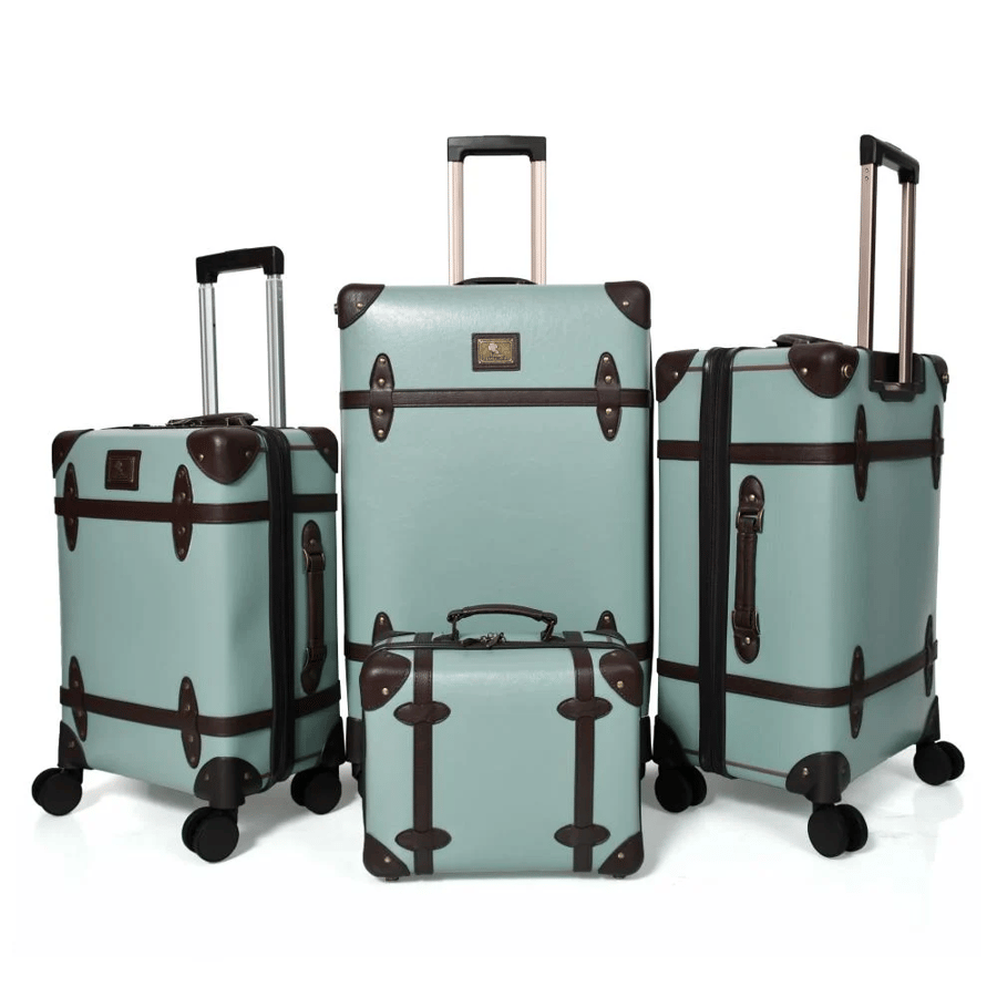 طقم شنط سفر كلاسيك فينتينج  - بـوستاشـيو يونيووكر UNIWALKER Vintage