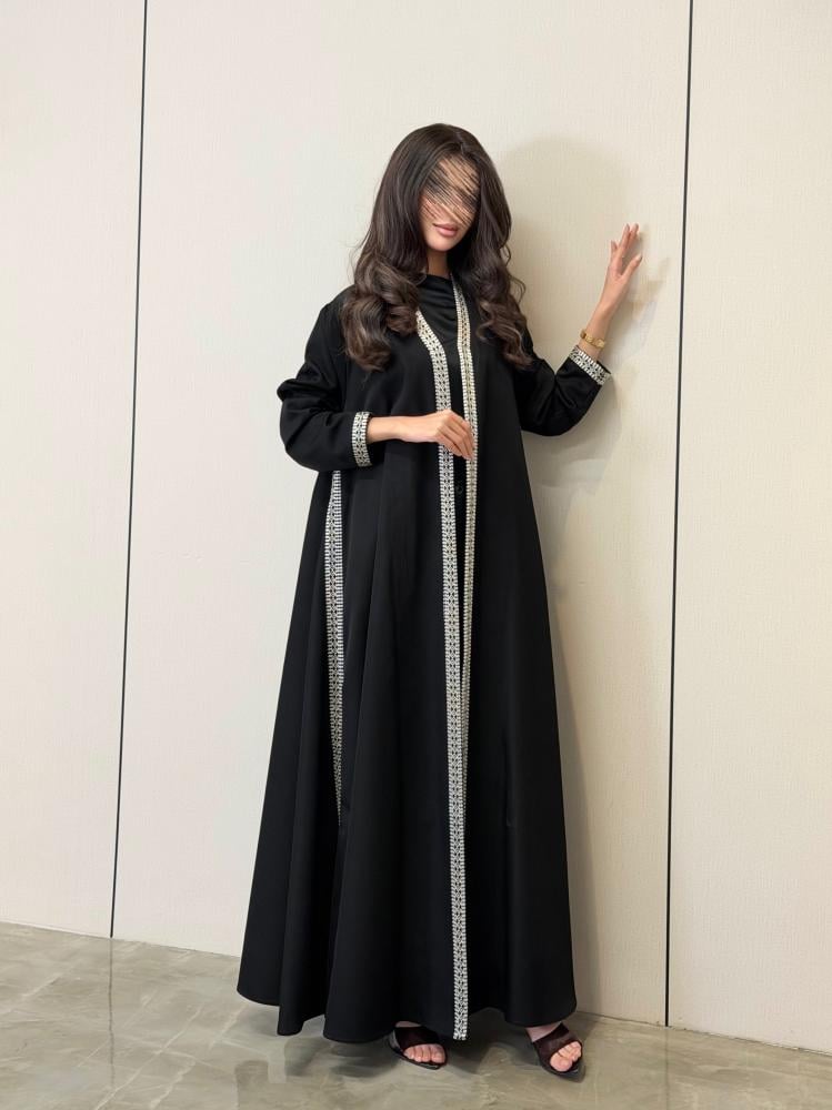 عباية كتان كلوش