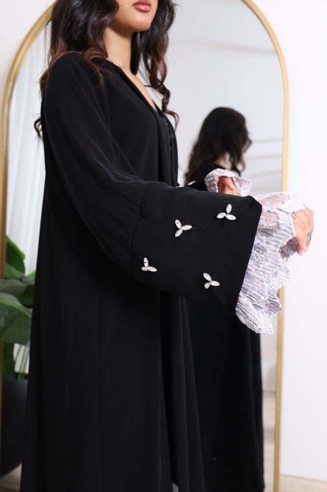 كم كريستال مع دانتيل فرنسي