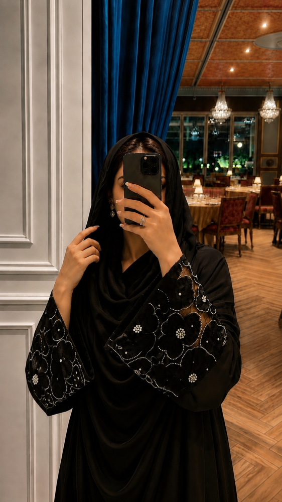 دانتيل مورد لون أسود