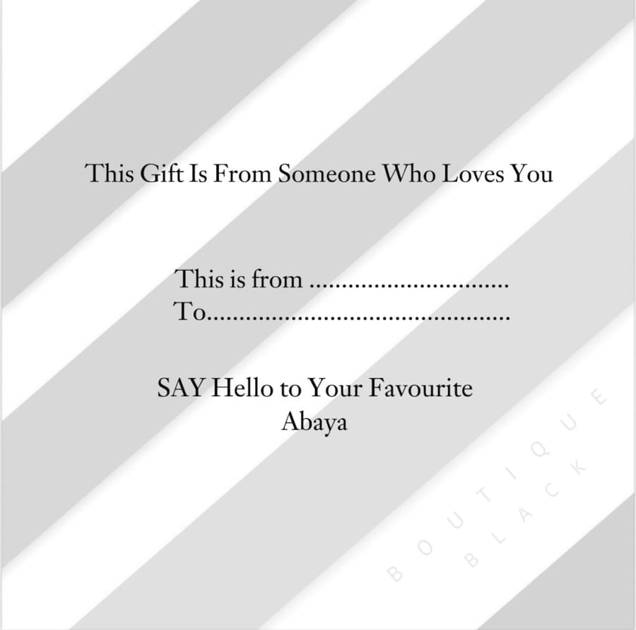 Gift card