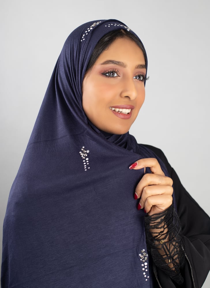 طرحه-كحلي-كريستال-سوارفسكي