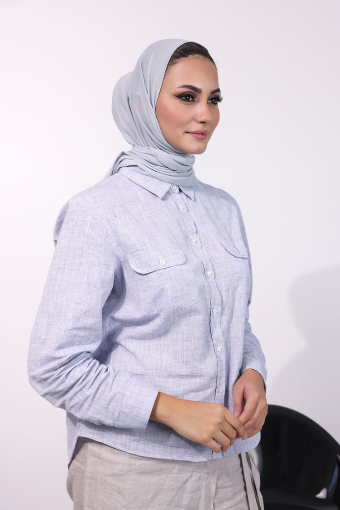 حجاب شاش تركي ربط من الخلف - اخضر فاتح