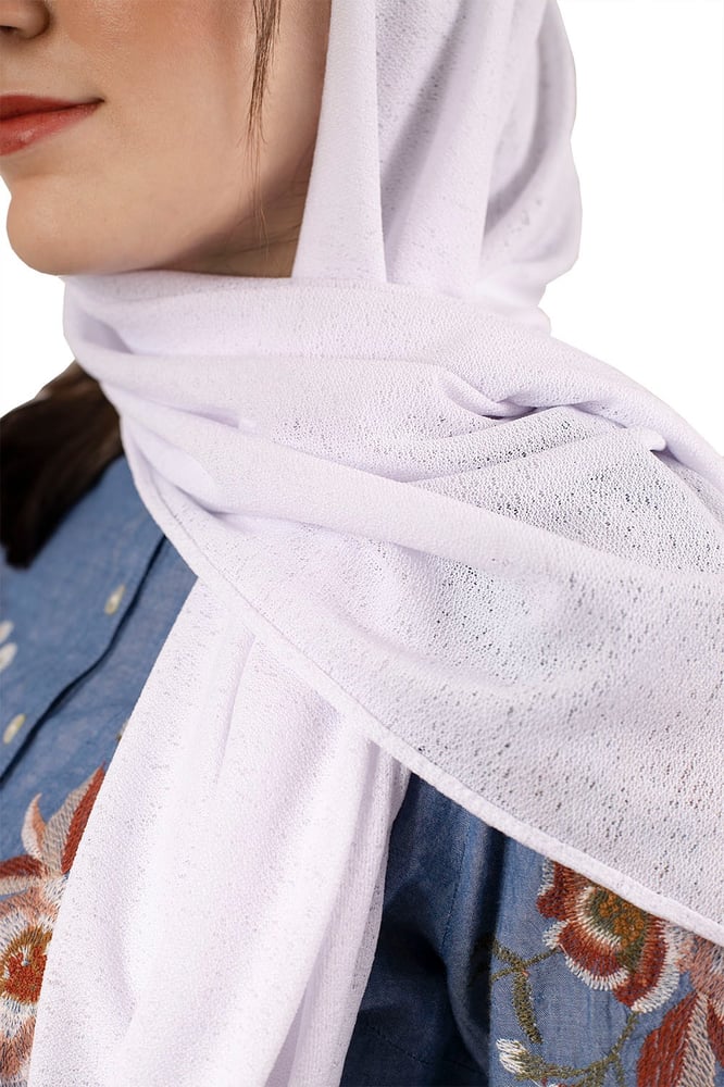 طرحة شاش - ابيض