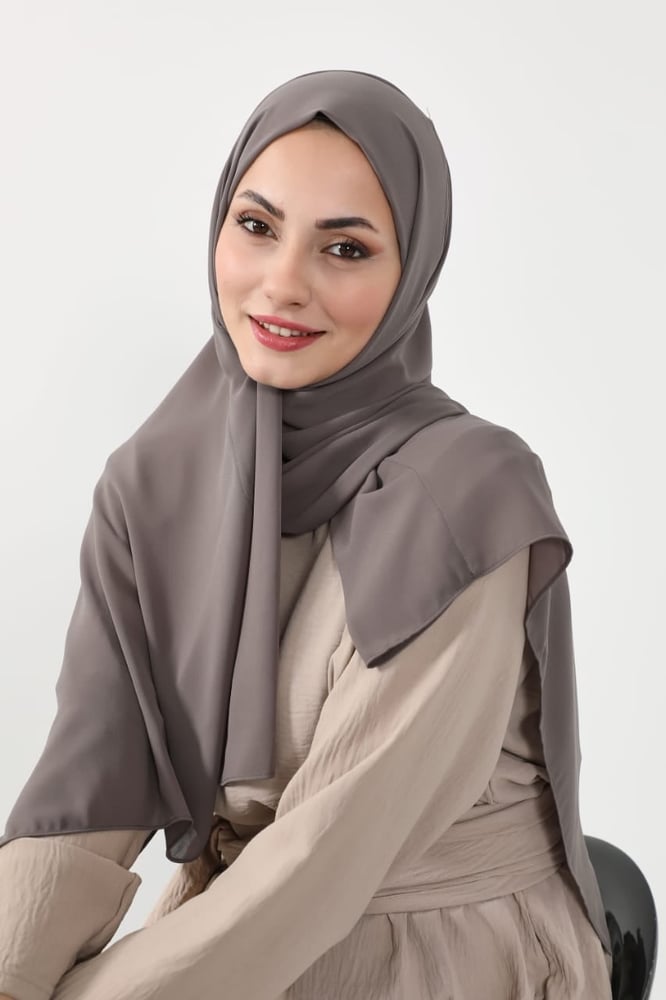 حجاب شيفون قبعة جانبية