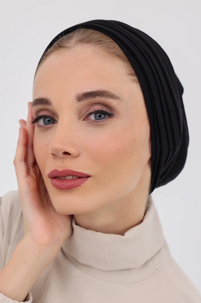 توربان دبل سترتش قطعتين طقطق - أسود